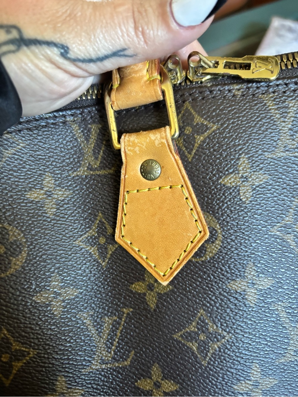 Louis Vuitton Monogram Dome Satchel in Brown and Tan - Picture 3 of 8